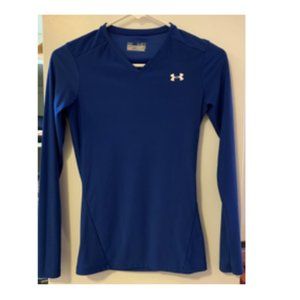 Women's Under Armour Dri-Fit Heat Gear Compression Shirt Royal Blue
